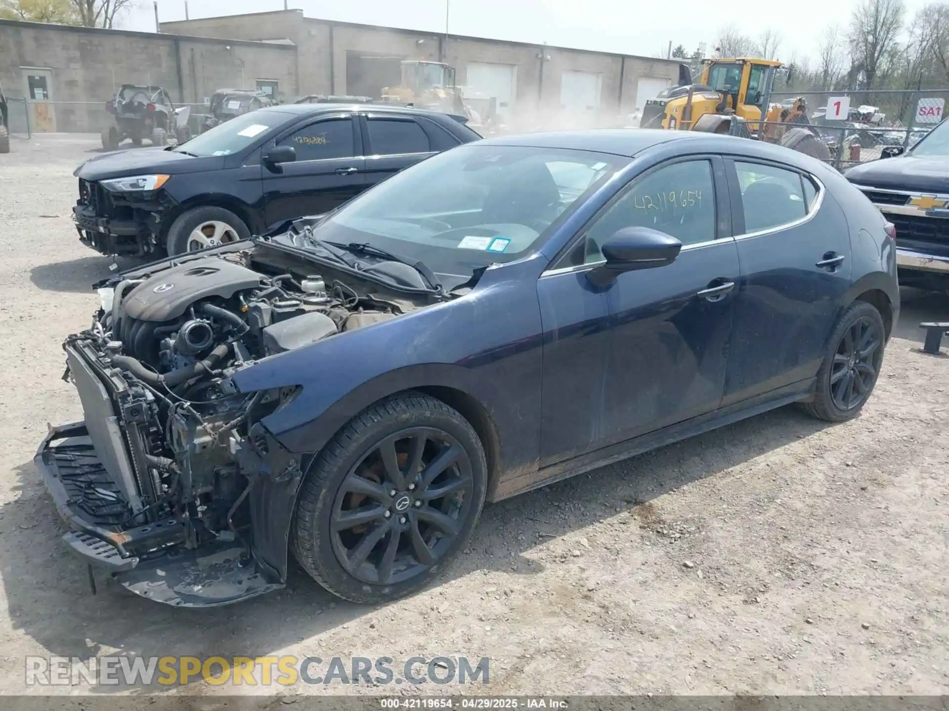 2 Photograph of a damaged car JM1BPANM4K1115882 MAZDA MAZDA3 2019