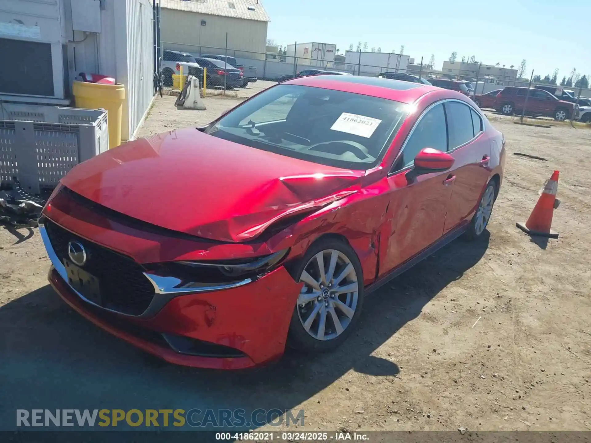 2 Фотография поврежденного автомобиля JM1BPBEM7K1119186 MAZDA MAZDA3 2019