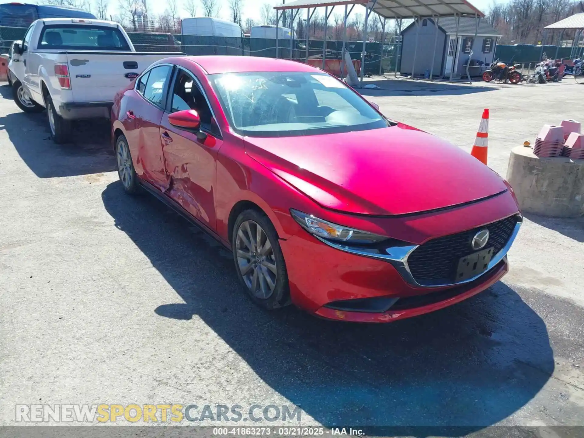 1 Photograph of a damaged car JM1BPACL3L1165264 MAZDA MAZDA3 2020