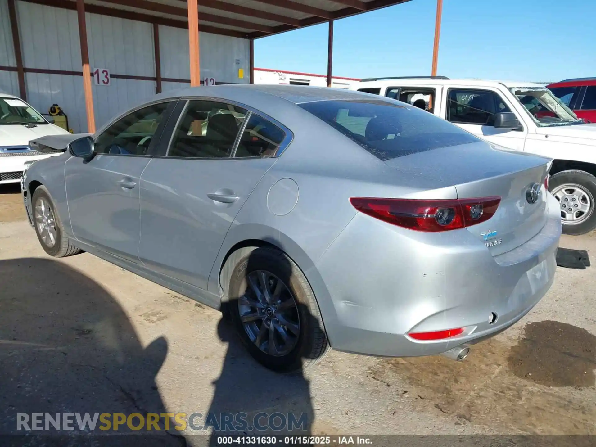 3 Photograph of a damaged car JM1BPAA71M1332857 MAZDA MAZDA3 2021