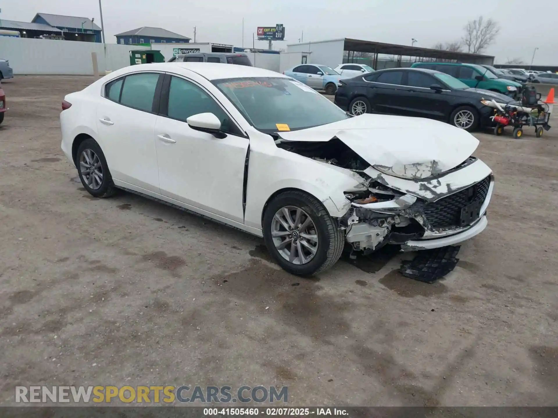 1 Photograph of a damaged car JM1BPAAL1M1327770 MAZDA MAZDA3 2021