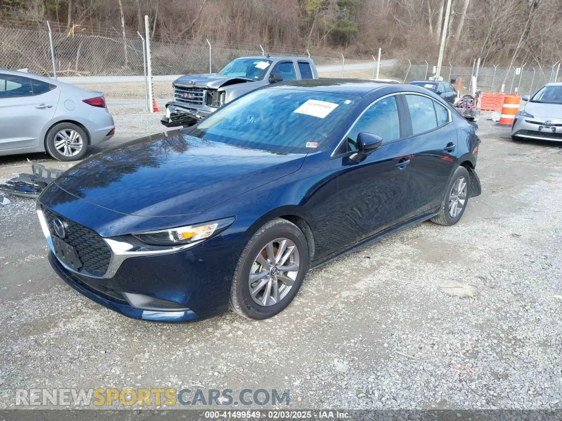2 Photograph of a damaged car JM1BPAAL5M1344295 MAZDA MAZDA3 2021