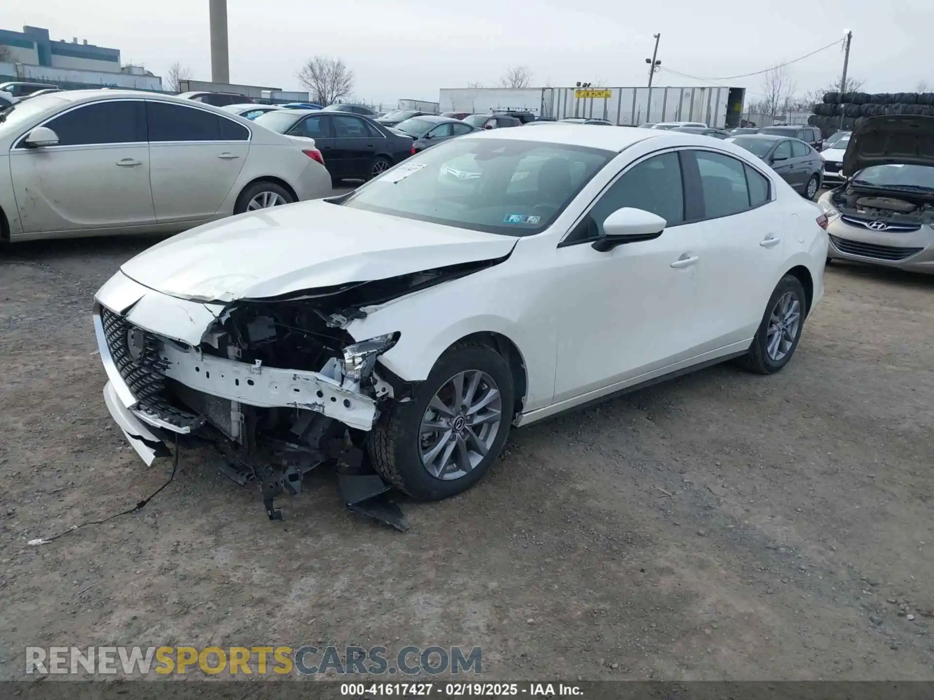 2 Photograph of a damaged car 3MZBPAAL8NM301314 MAZDA MAZDA3 2022