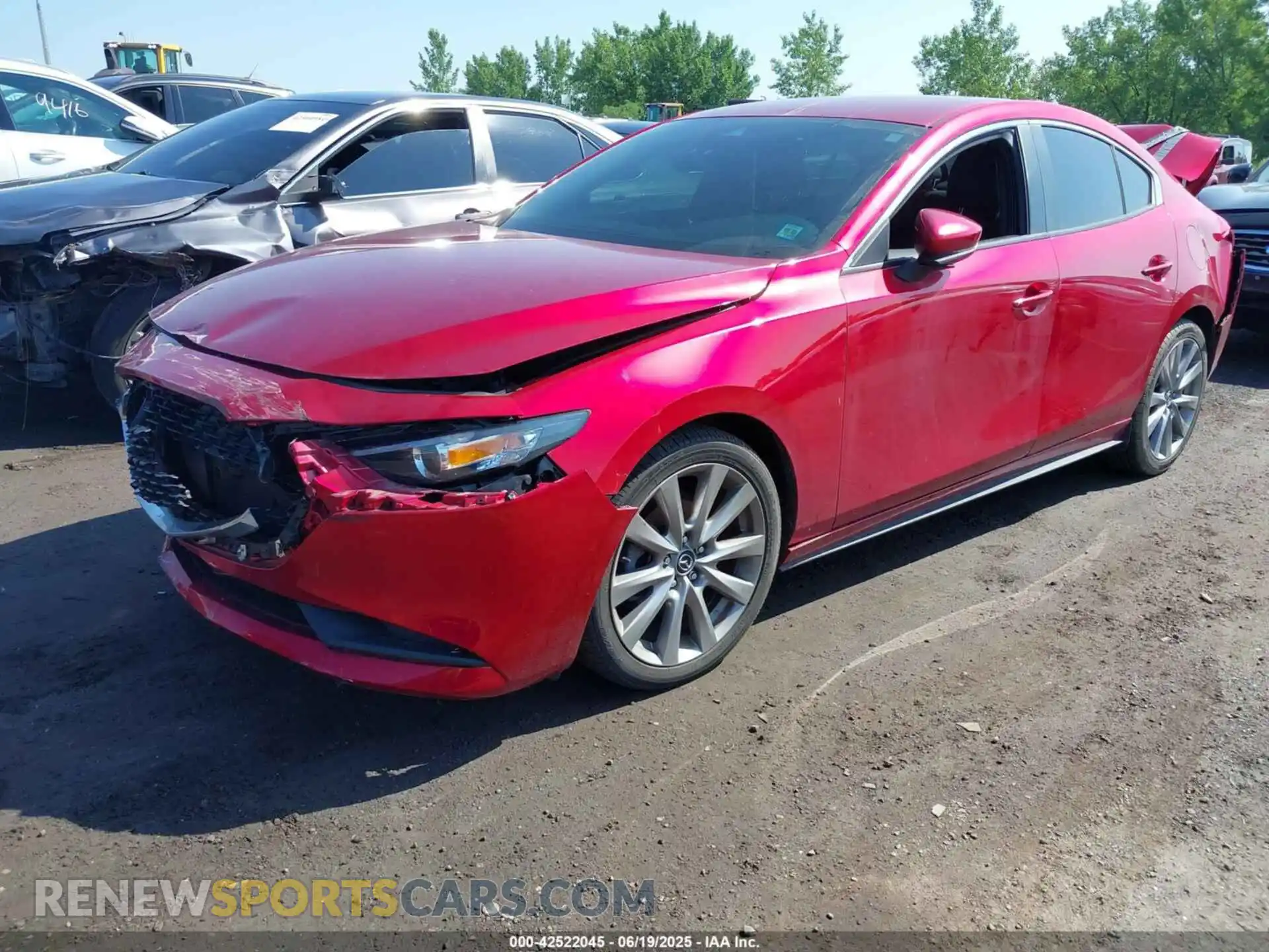 2 fotografías del automóvil dañado 3MZBPABLXNM315231 MAZDA MAZDA3 2022