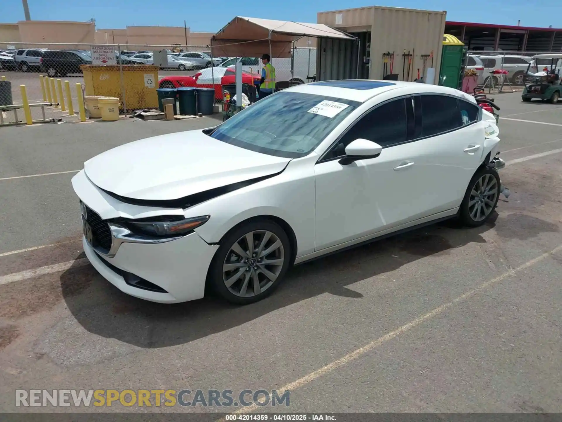 2 Photograph of a damaged car 3MZBPBDL2NM309748 MAZDA MAZDA3 2022