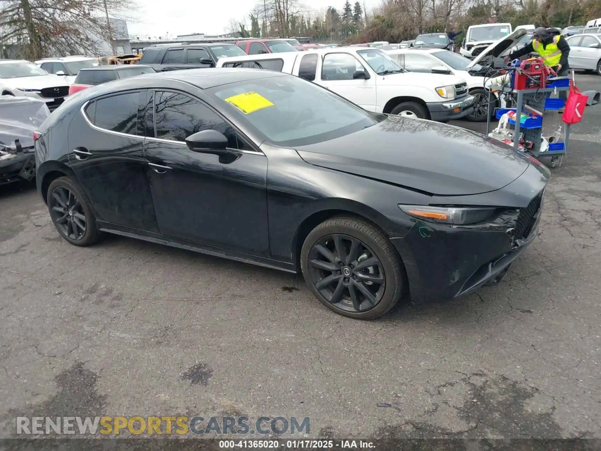 1 Photograph of a damaged car JM1BPAMM7P1607525 MAZDA MAZDA3 2023