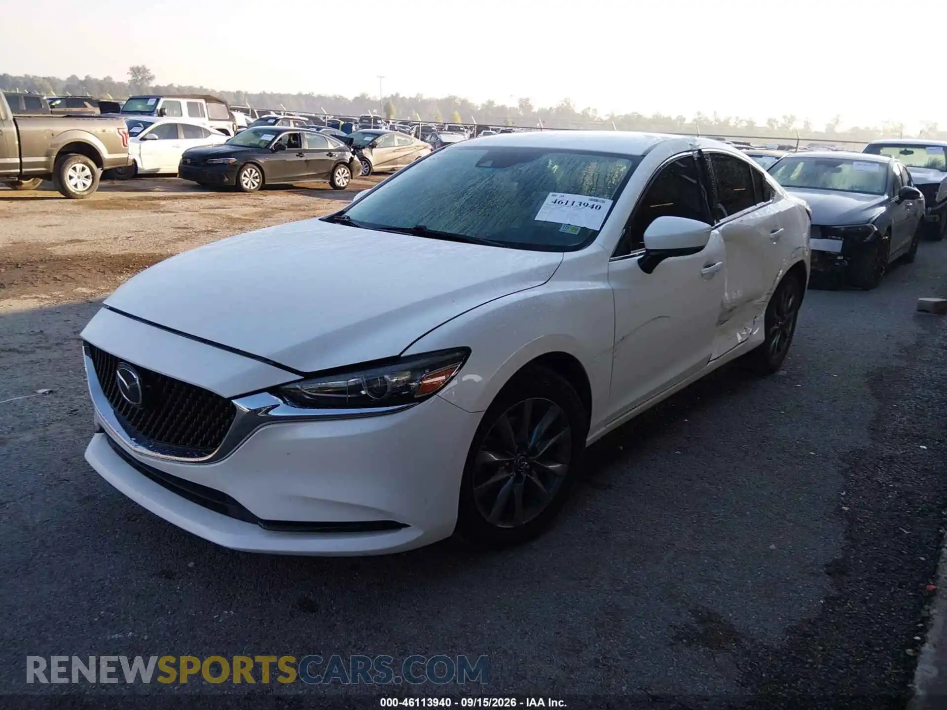 2 fotografías del automóvil dañado JM1GL1UM1M1606075 MAZDA MAZDA6 2021