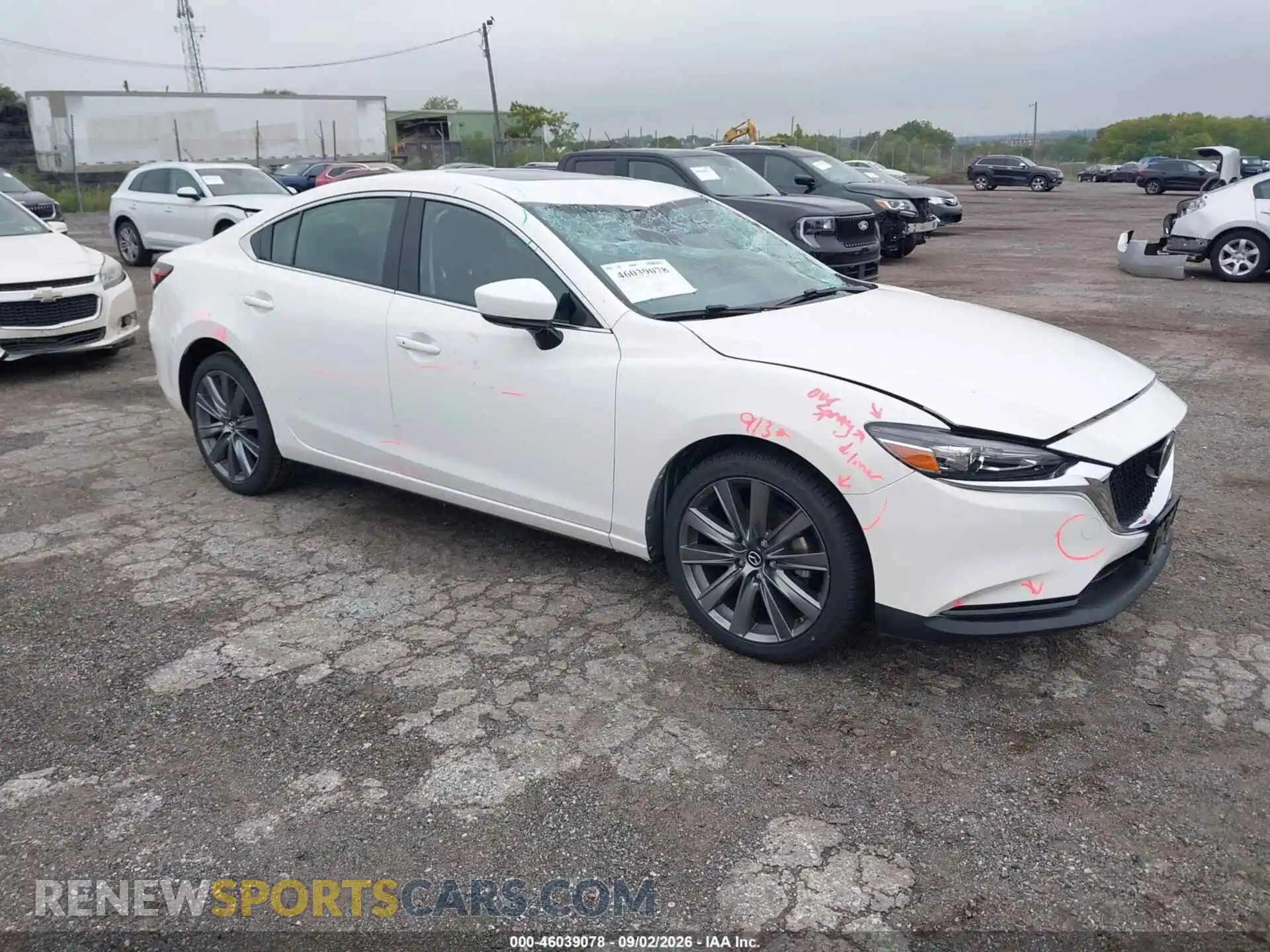 1 fotografías del automóvil dañado JM1GL1VM6M1613912 MAZDA MAZDA6 2021