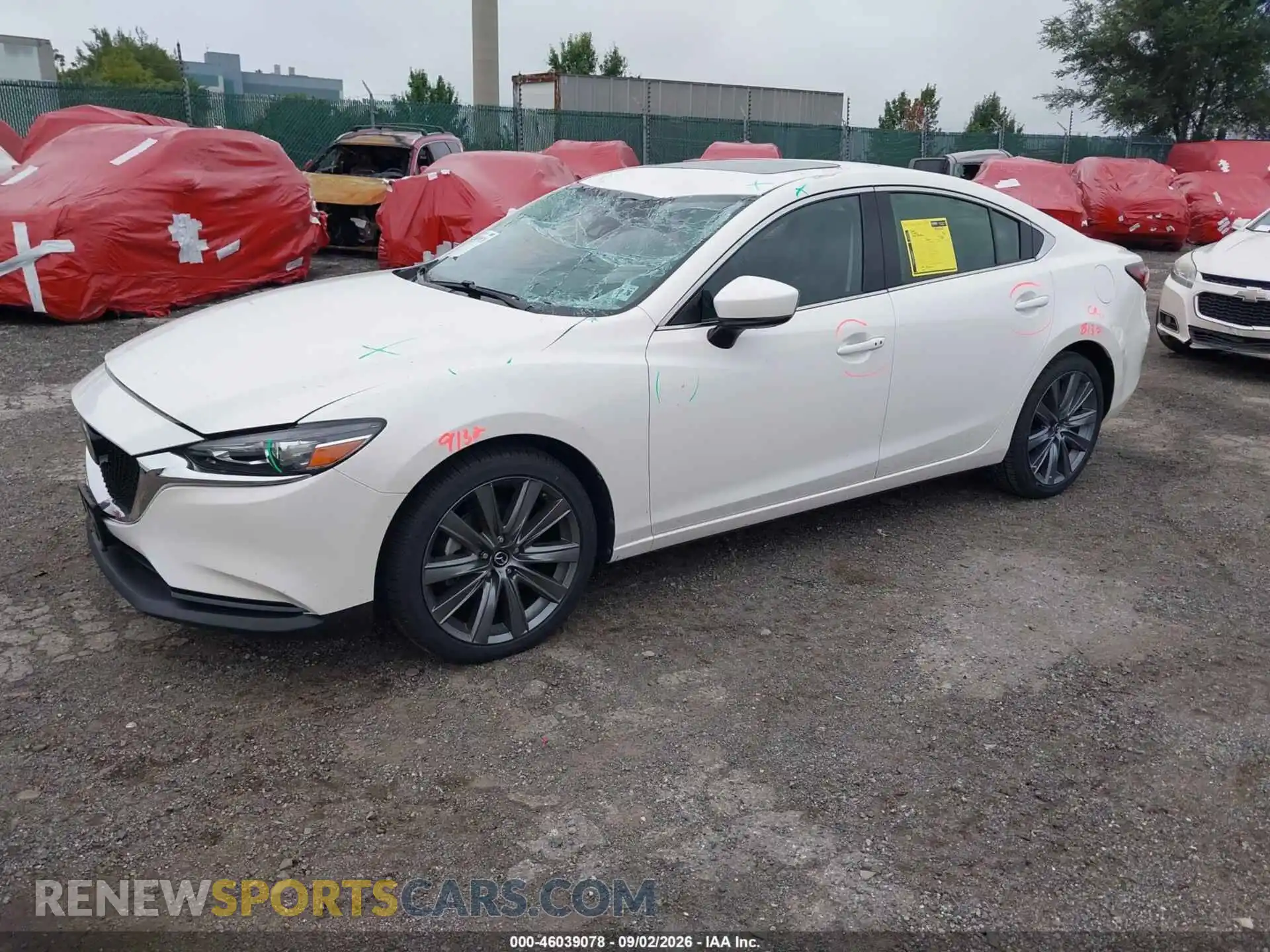 2 fotografías del automóvil dañado JM1GL1VM6M1613912 MAZDA MAZDA6 2021