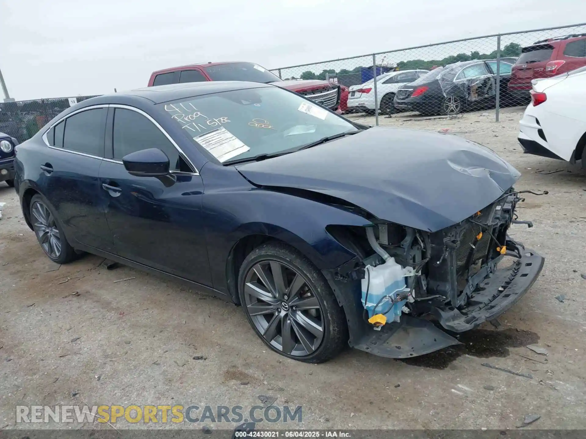 1 Photograph of a damaged car JM1GL1VM8M1600580 MAZDA MAZDA6 2021