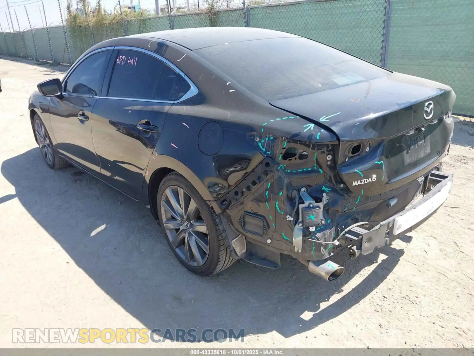 3 fotografías del automóvil dañado JM1GL1VM8M1605049 MAZDA MAZDA6 2021