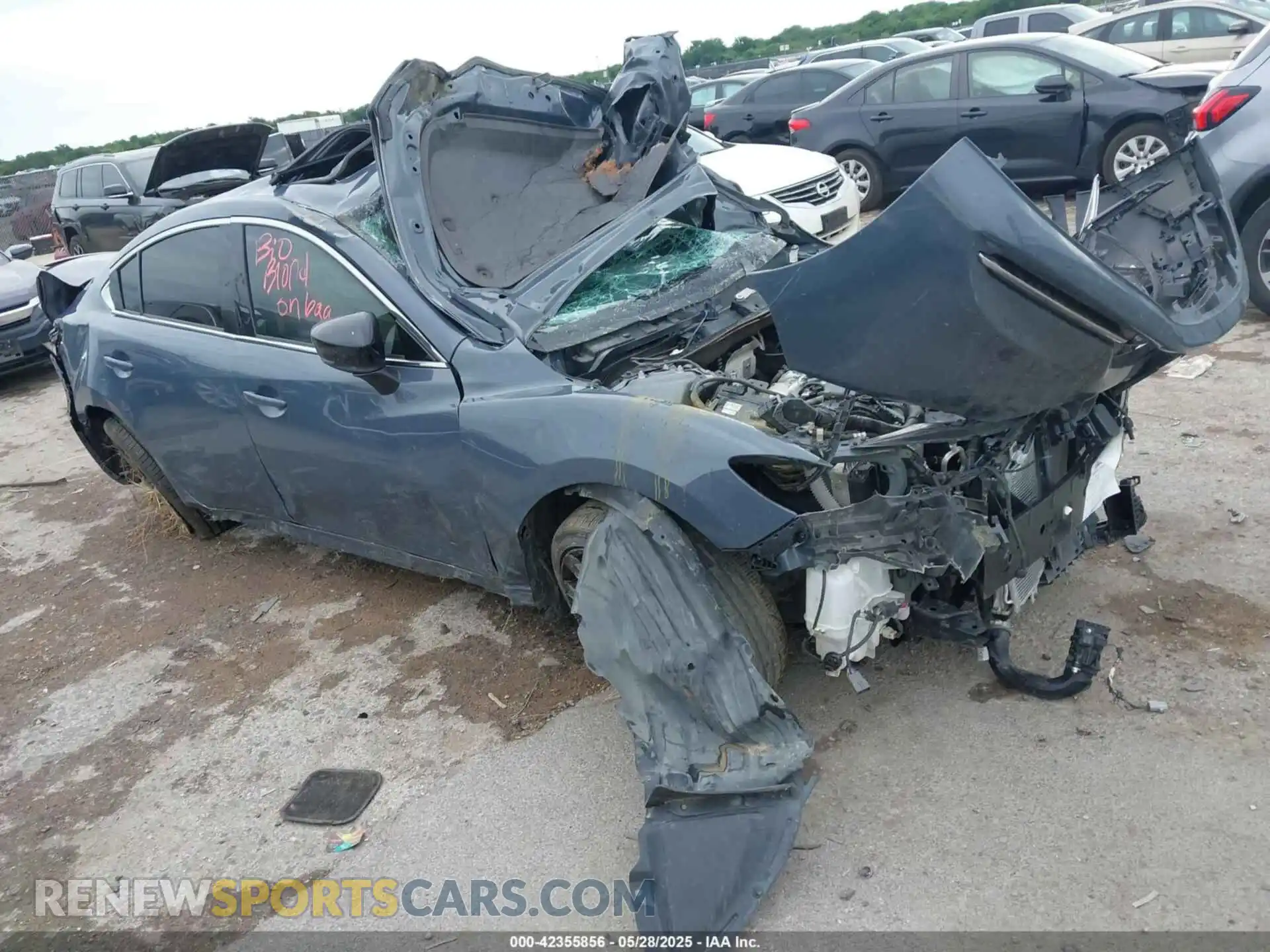 1 Photograph of a damaged car JM1GL1WY4M1601095 MAZDA MAZDA6 2021