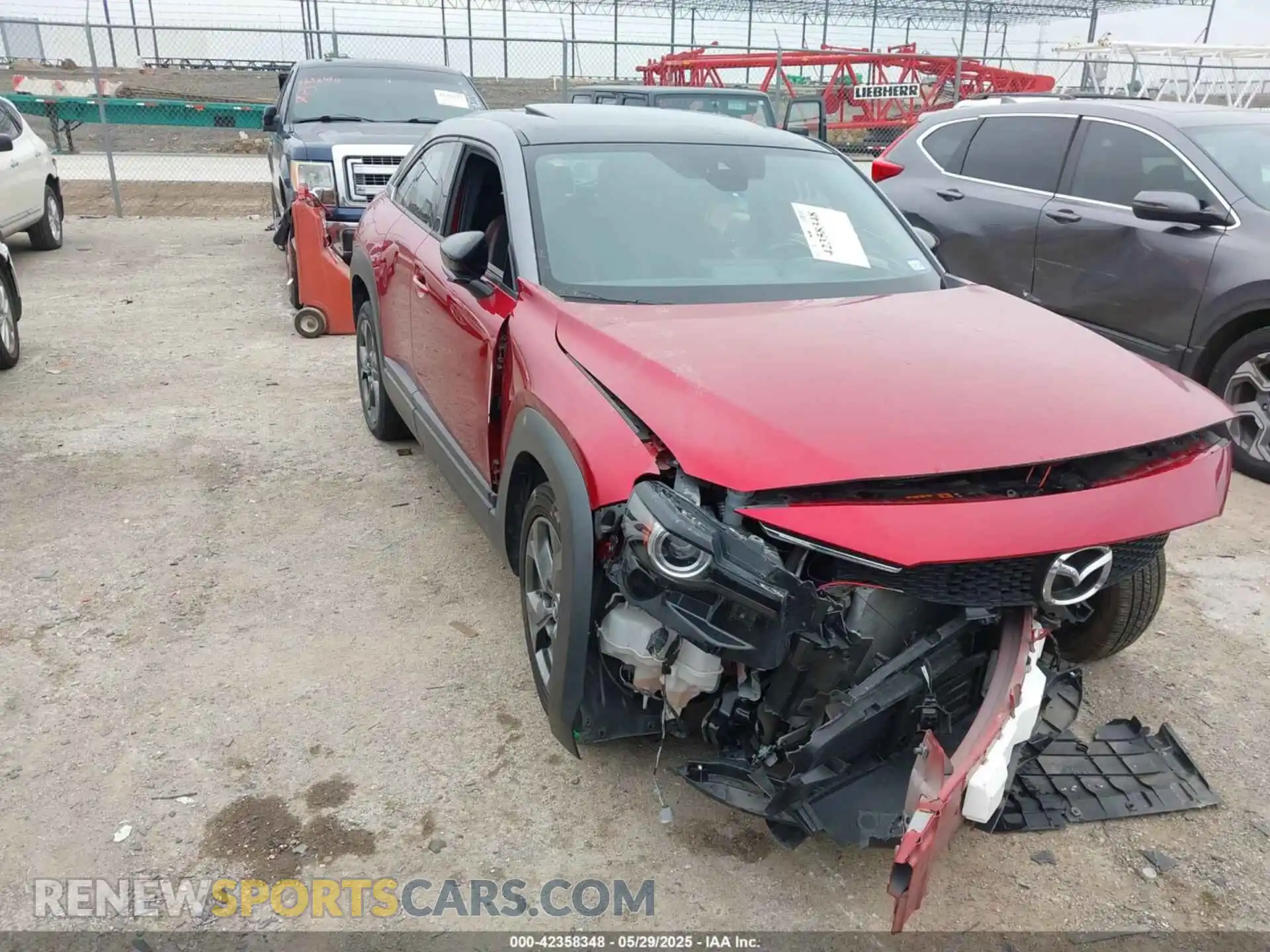 1 Photograph of a damaged car JM1DRADB5N0100644 MAZDA MX-30 EV 2022