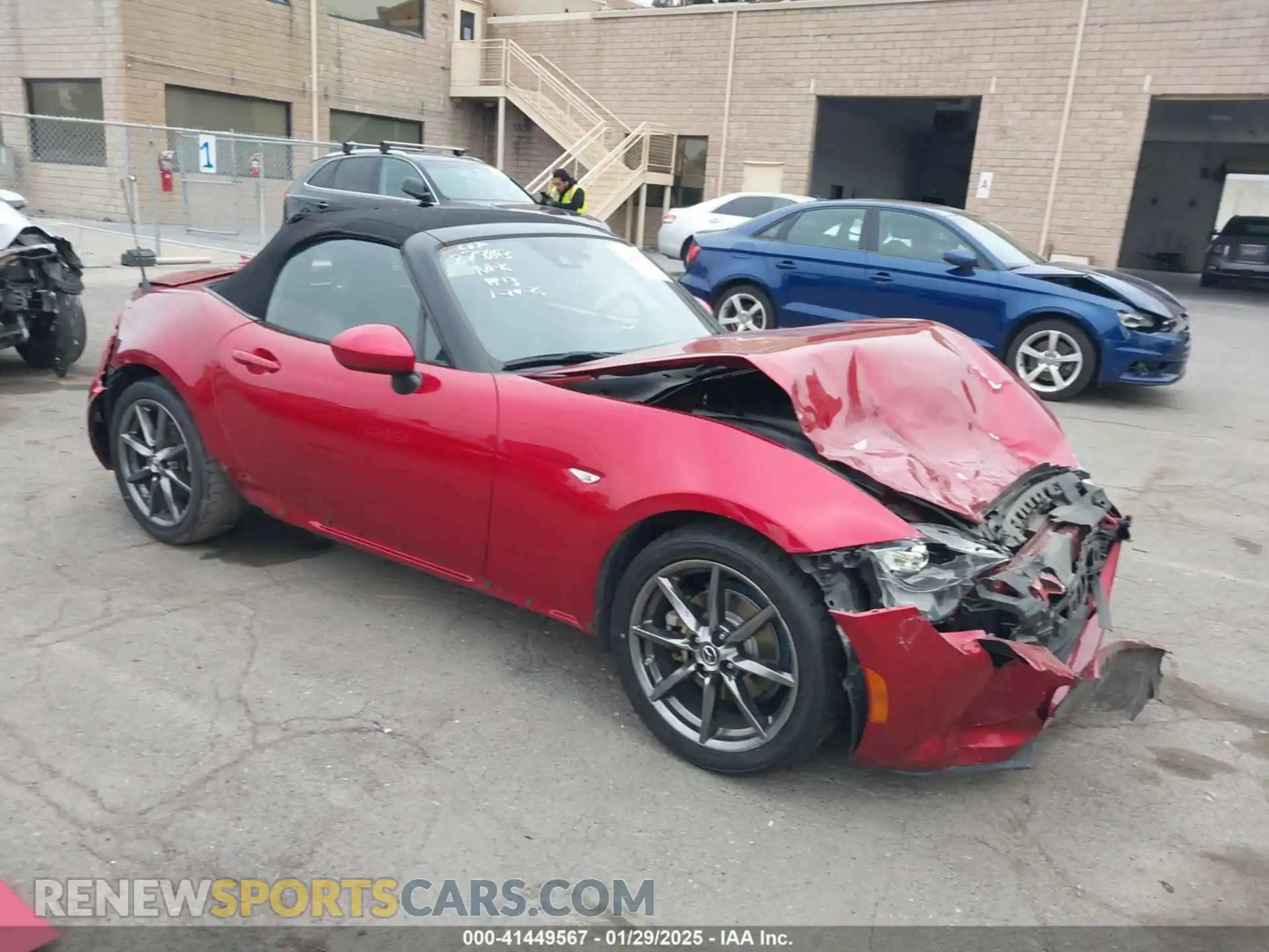 1 Photograph of a damaged car JM1NDAD76L0415741 MAZDA MX-5 MIATA 2020