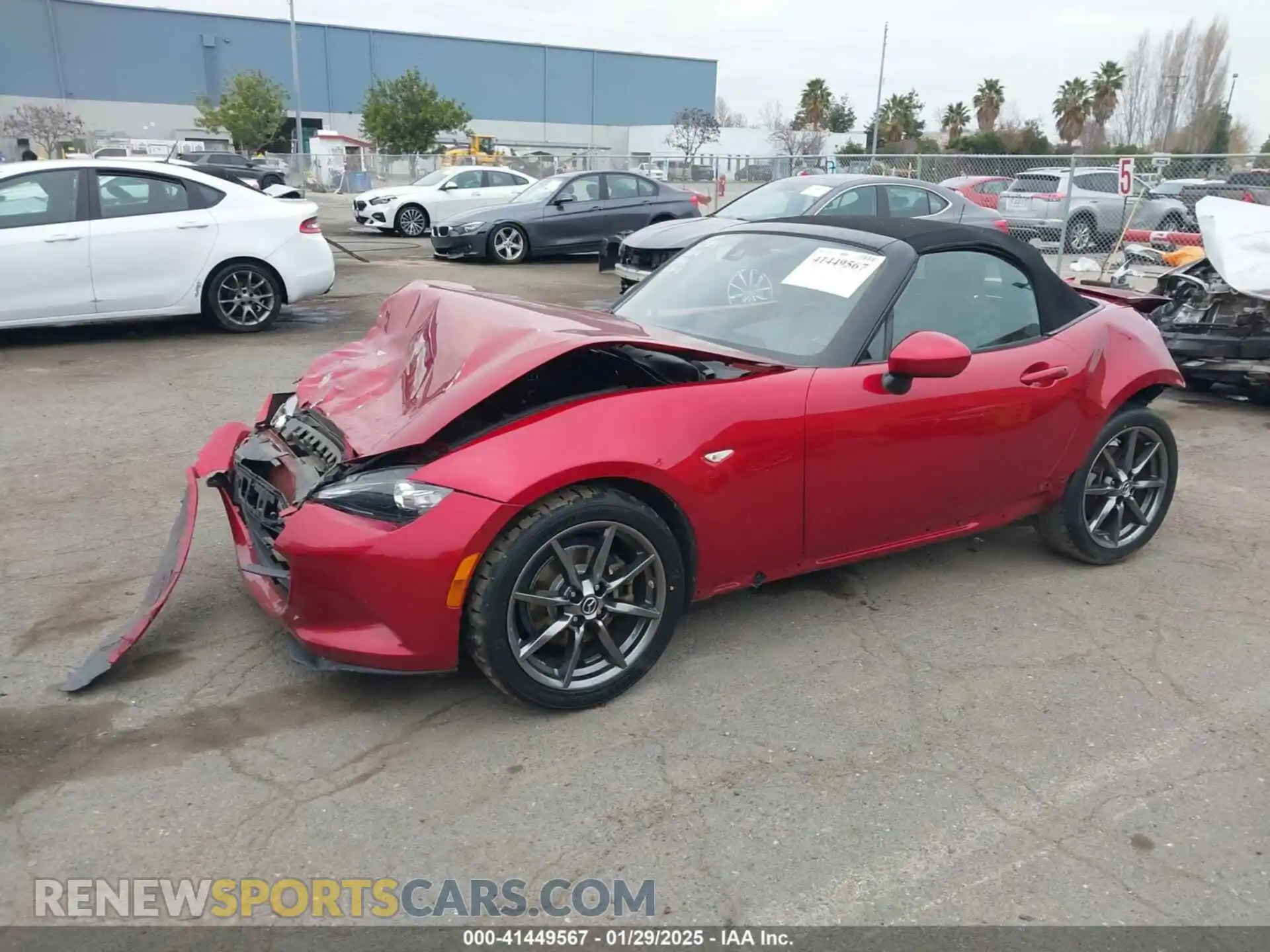 2 Photograph of a damaged car JM1NDAD76L0415741 MAZDA MX-5 MIATA 2020