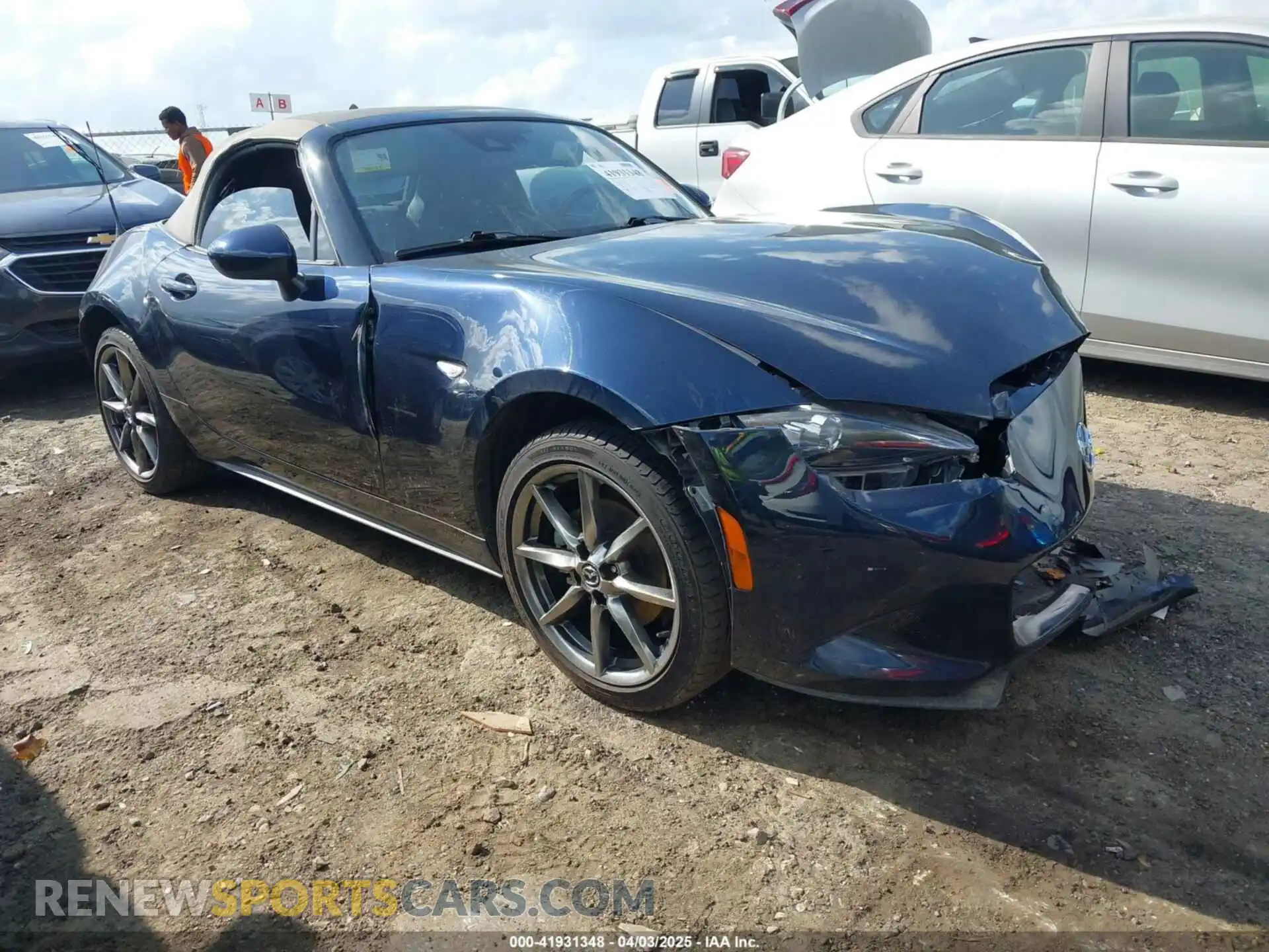 1 Photograph of a damaged car JM1NDAD79M0457032 MAZDA MX-5 MIATA 2021