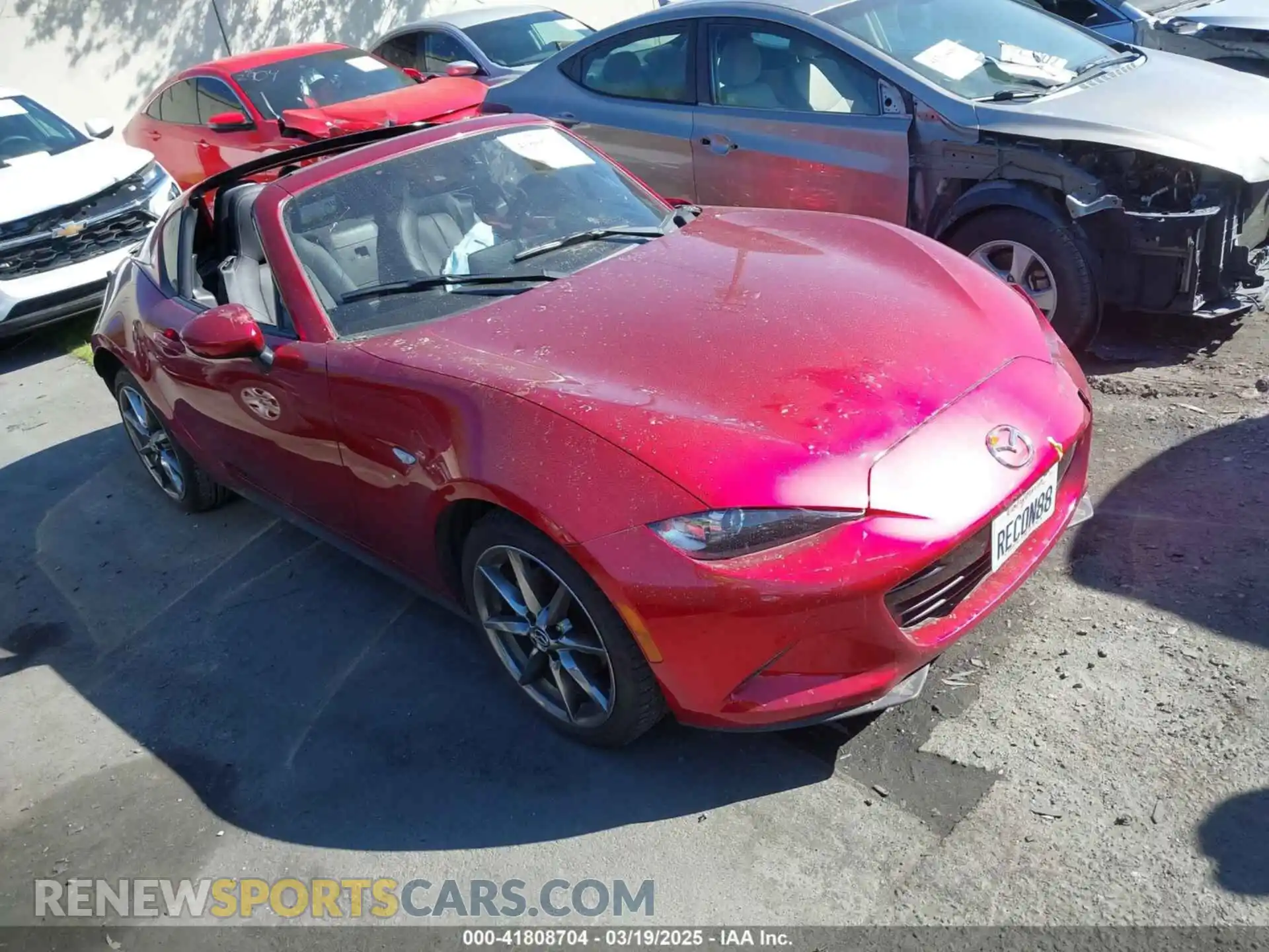 1 Photograph of a damaged car JM1NDAM71M0459437 MAZDA MX-5 MIATA RF 2021