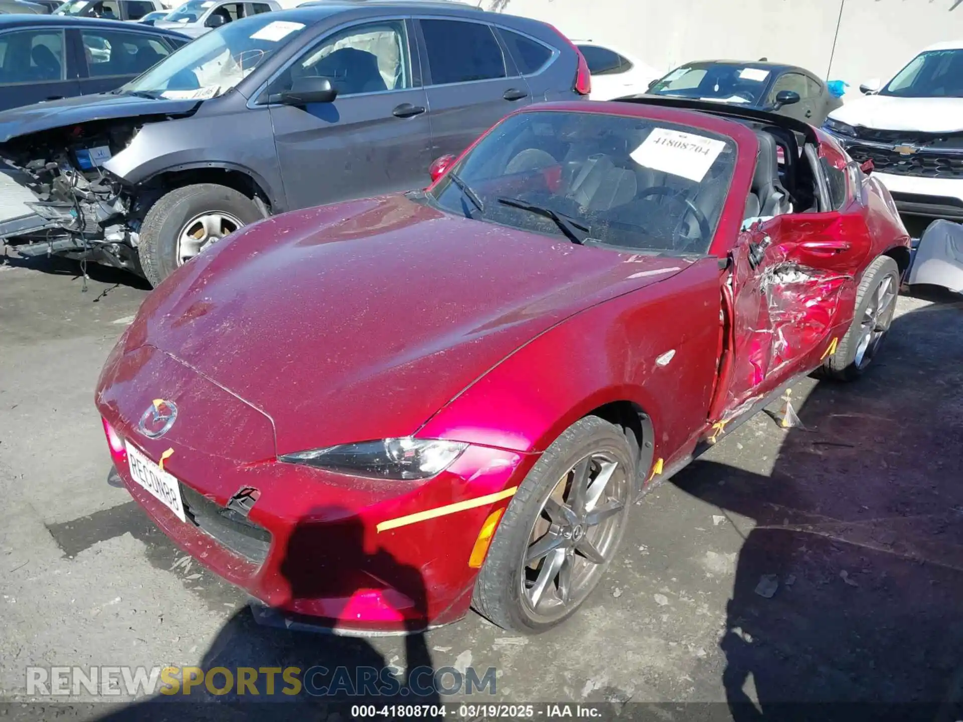 2 Photograph of a damaged car JM1NDAM71M0459437 MAZDA MX-5 MIATA RF 2021