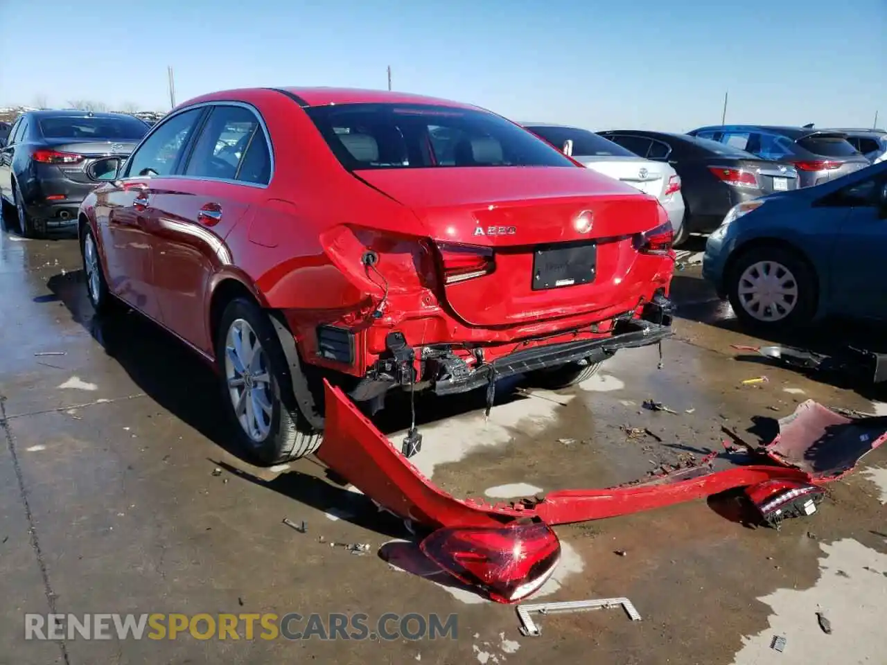 3 Photograph of a damaged car WDD3G4EB2KW024221 MERCEDES-BENZ A-CLASS 2019