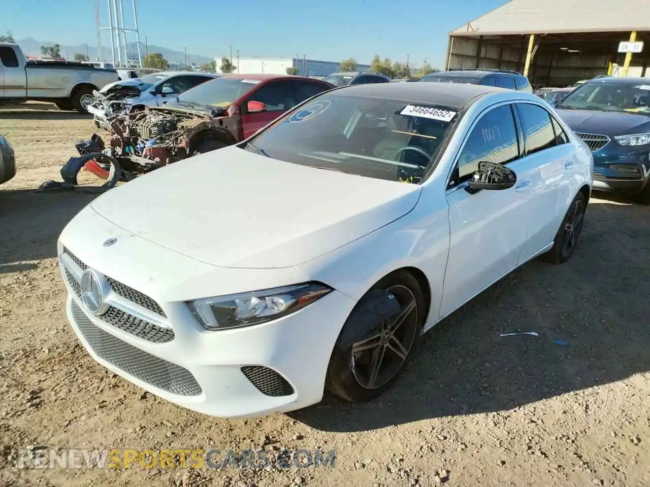 2 Photograph of a damaged car WDD3G4EB2KW031783 MERCEDES-BENZ A-CLASS 2019