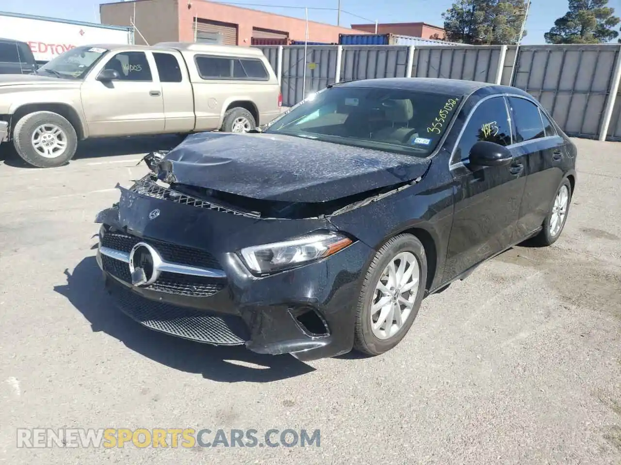 2 Photograph of a damaged car W1K3G4EB4LW045573 MERCEDES-BENZ A-CLASS 2020