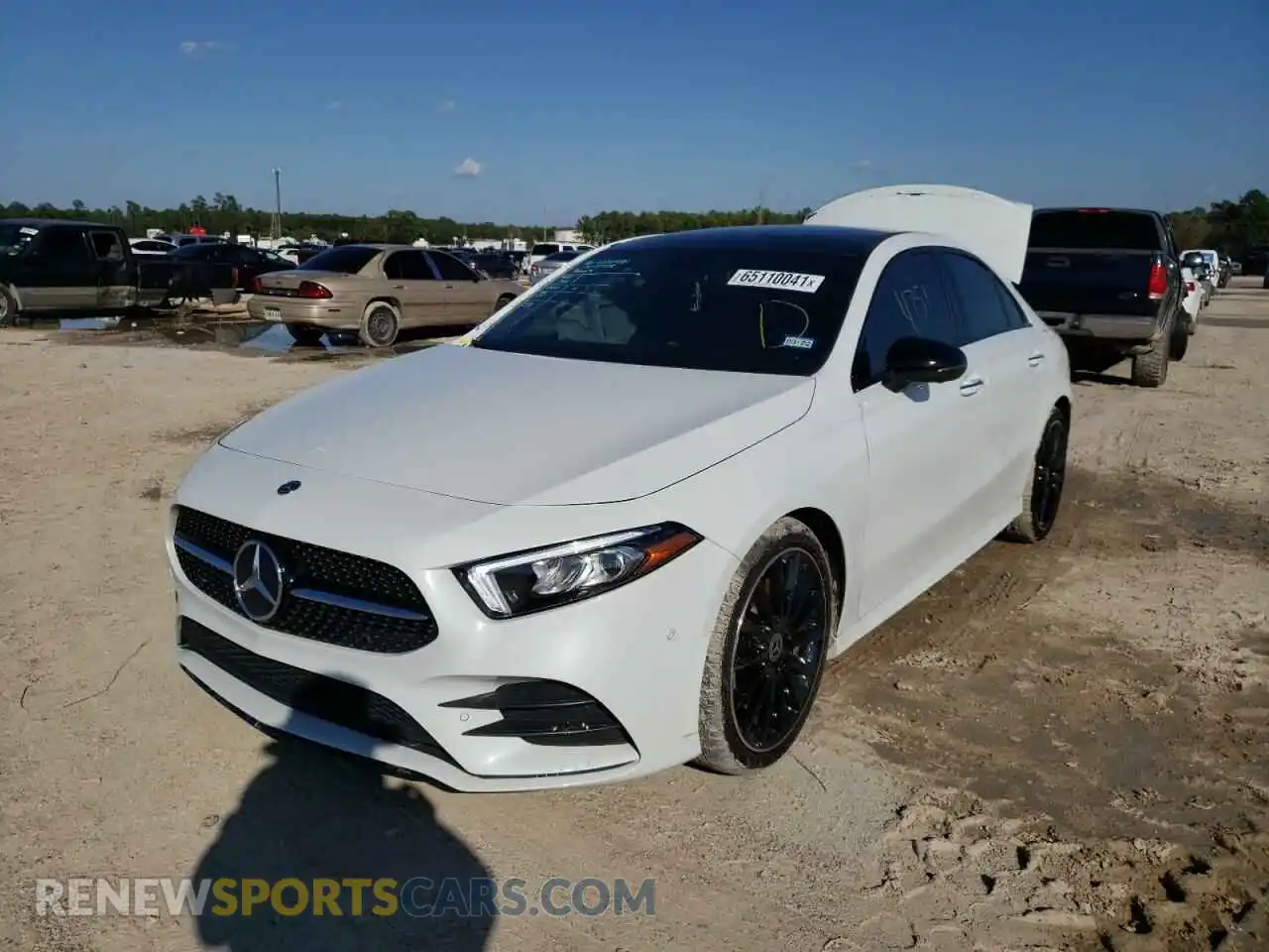 2 Photograph of a damaged car W1K3G4EB4LW047758 MERCEDES-BENZ A-CLASS 2020