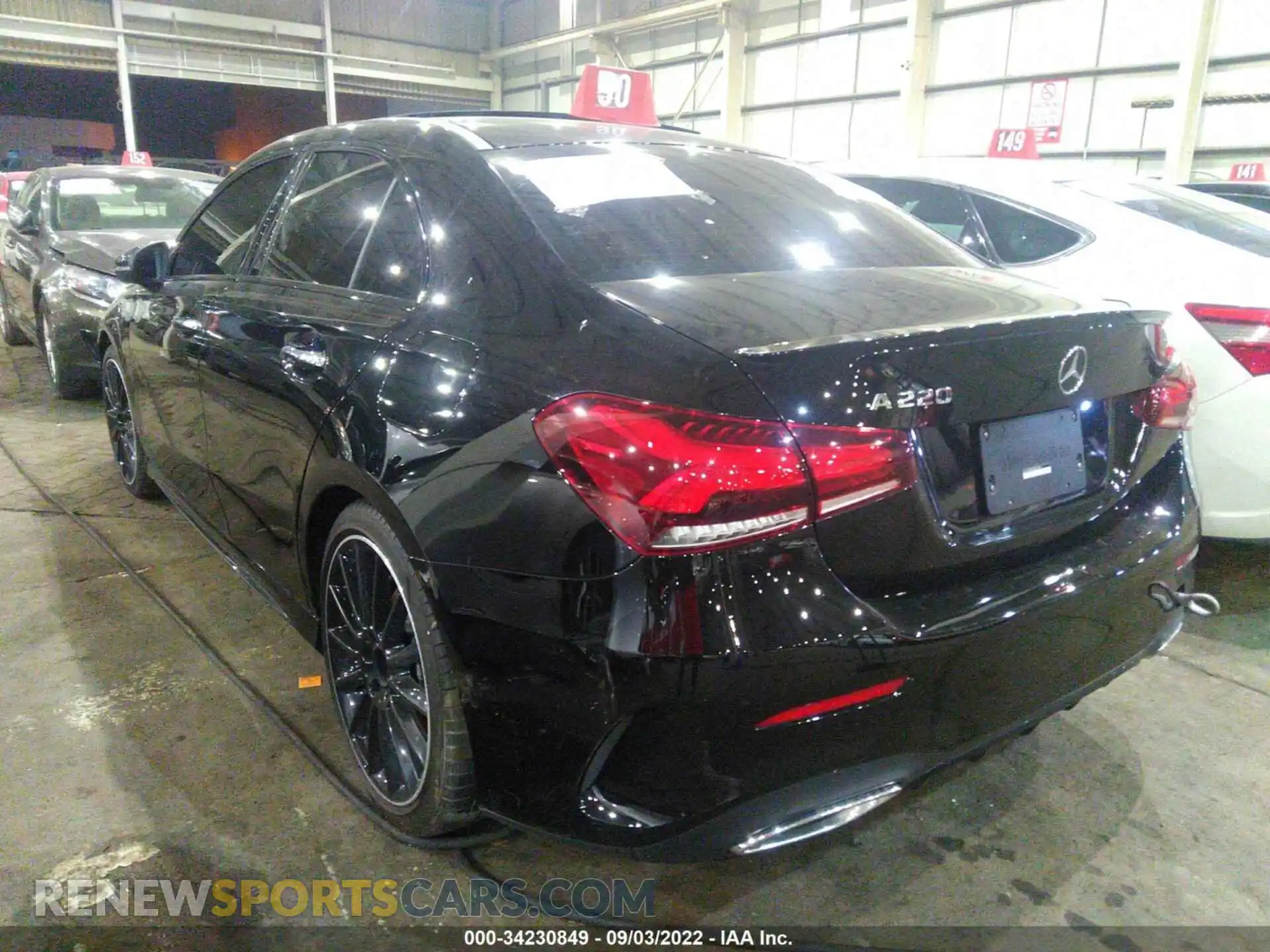 3 Photograph of a damaged car 00K3G4EB3MJ258366 MERCEDES-BENZ A-CLASS 2021