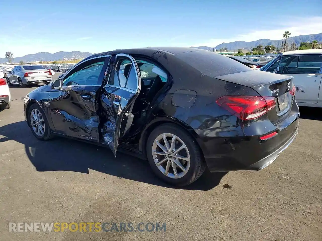 2 Photograph of a damaged car W1K3G4EB0MJ288540 MERCEDES-BENZ A-CLASS 2021
