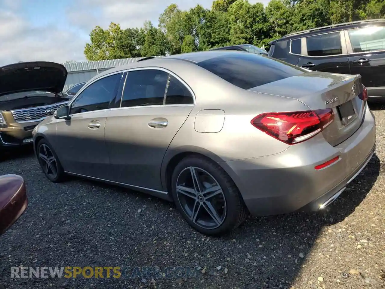 2 Photograph of a damaged car W1K3G4EB1MJ255000 MERCEDES-BENZ A-CLASS 2021