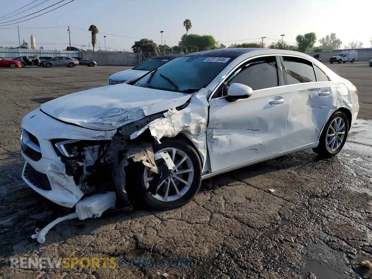 1 Photograph of a damaged car W1K3G4EB1MJ265249 MERCEDES-BENZ A-CLASS 2021