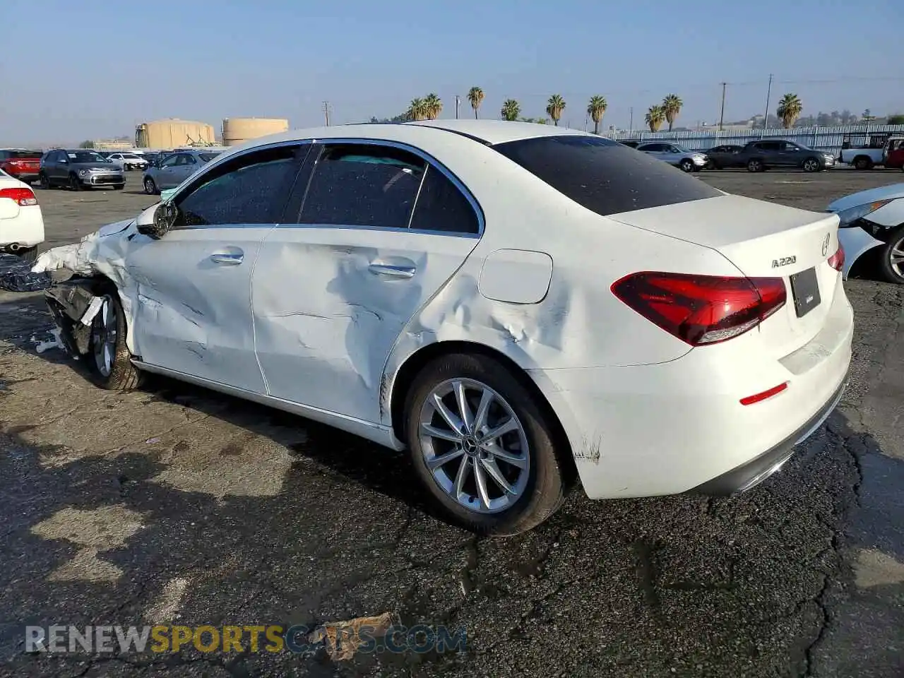 2 Photograph of a damaged car W1K3G4EB1MJ265249 MERCEDES-BENZ A-CLASS 2021