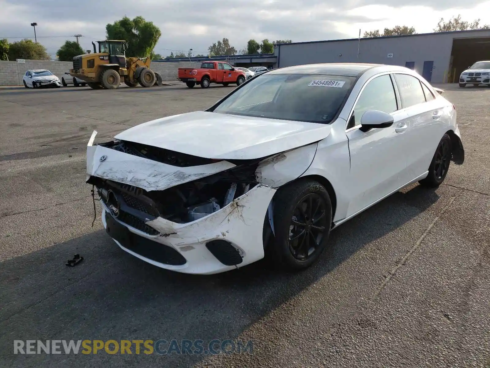 2 Photograph of a damaged car W1K3G4EB2MJ285283 MERCEDES-BENZ A-CLASS 2021