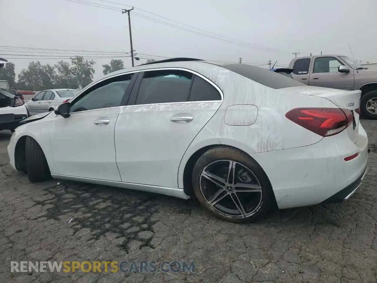 2 Photograph of a damaged car W1K3G4EB3MJ296485 MERCEDES-BENZ A-CLASS 2021