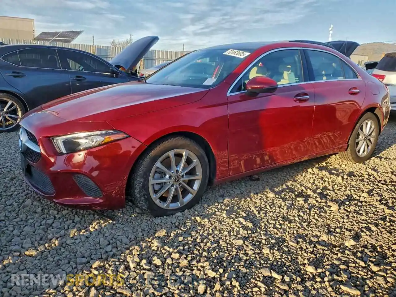 1 Photograph of a damaged car W1K3G4EB4MJ273412 MERCEDES-BENZ A-CLASS 2021