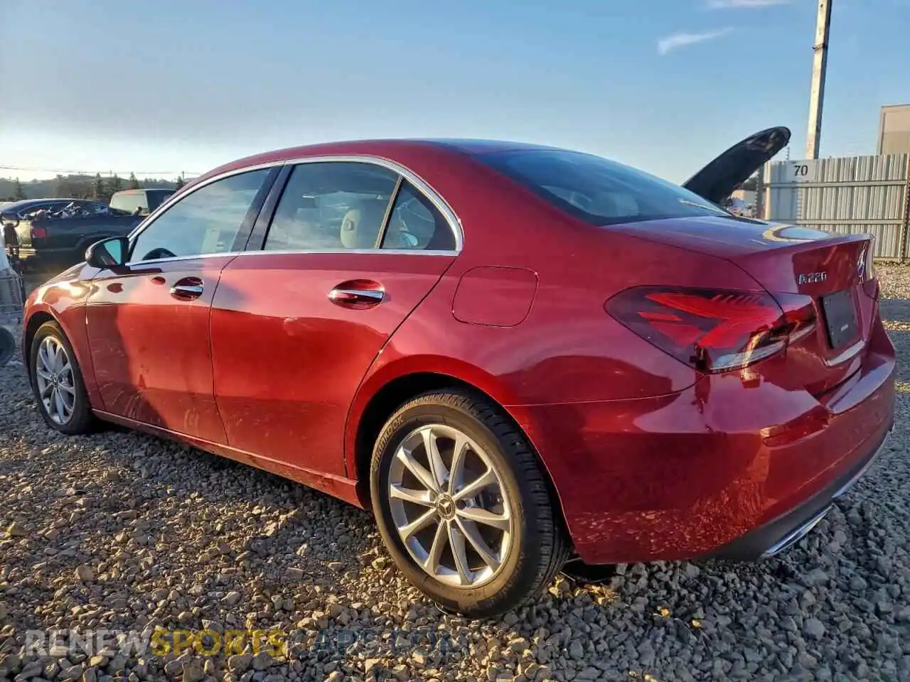 2 Photograph of a damaged car W1K3G4EB4MJ273412 MERCEDES-BENZ A-CLASS 2021