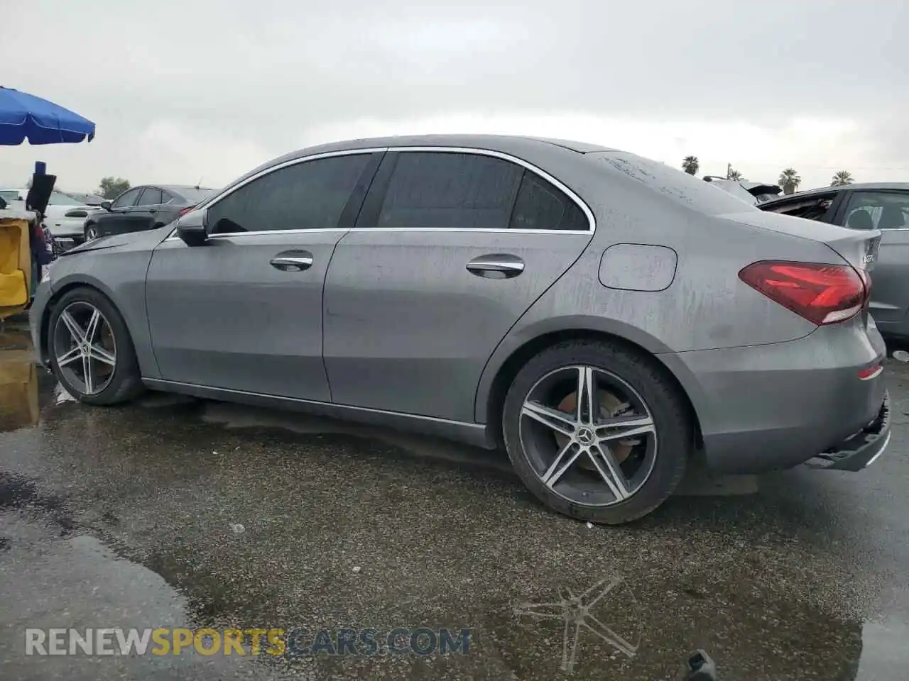 2 Photograph of a damaged car W1K3G4EB5MJ298044 MERCEDES-BENZ A-CLASS 2021