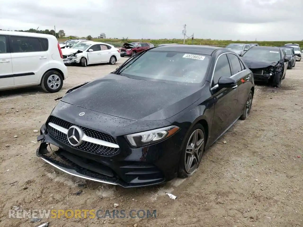 2 Photograph of a damaged car W1K3G4EB6MJ288395 MERCEDES-BENZ A-CLASS 2021
