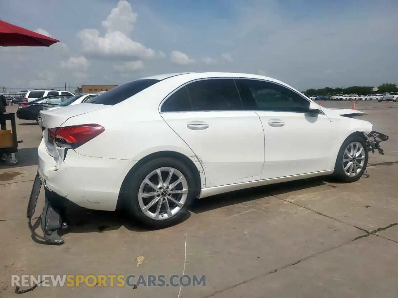 3 Photograph of a damaged car W1K3G4EB7MJ258919 MERCEDES-BENZ A-CLASS 2021
