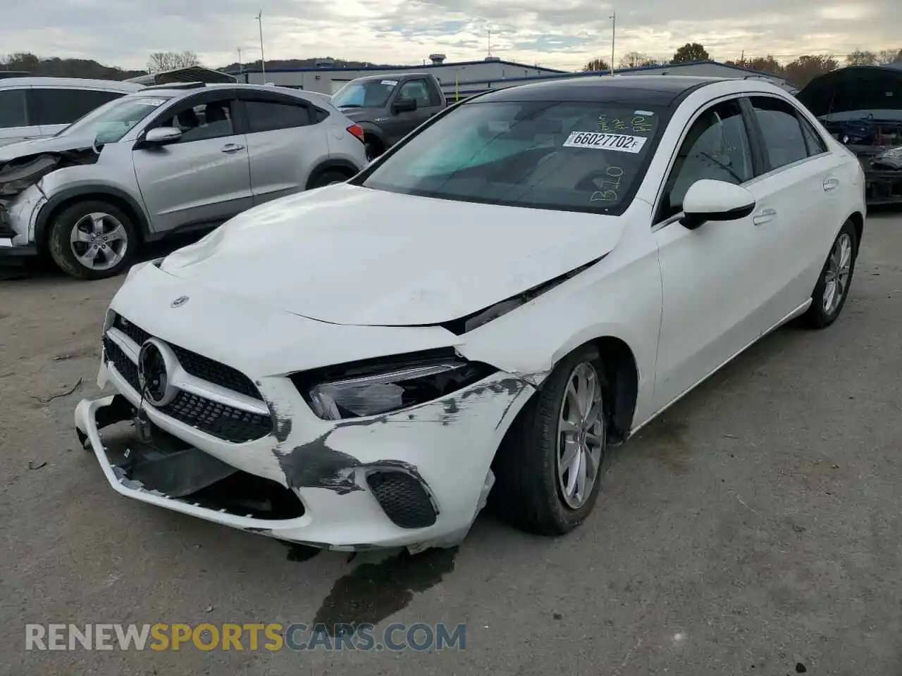 2 Photograph of a damaged car W1K3G4EB9MJ271364 MERCEDES-BENZ A-CLASS 2021
