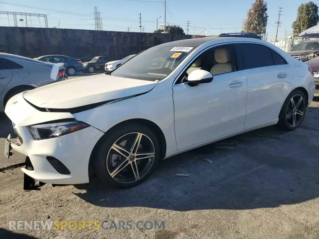 1 Photograph of a damaged car W1K3G4EB9MJ290366 MERCEDES-BENZ A-CLASS 2021