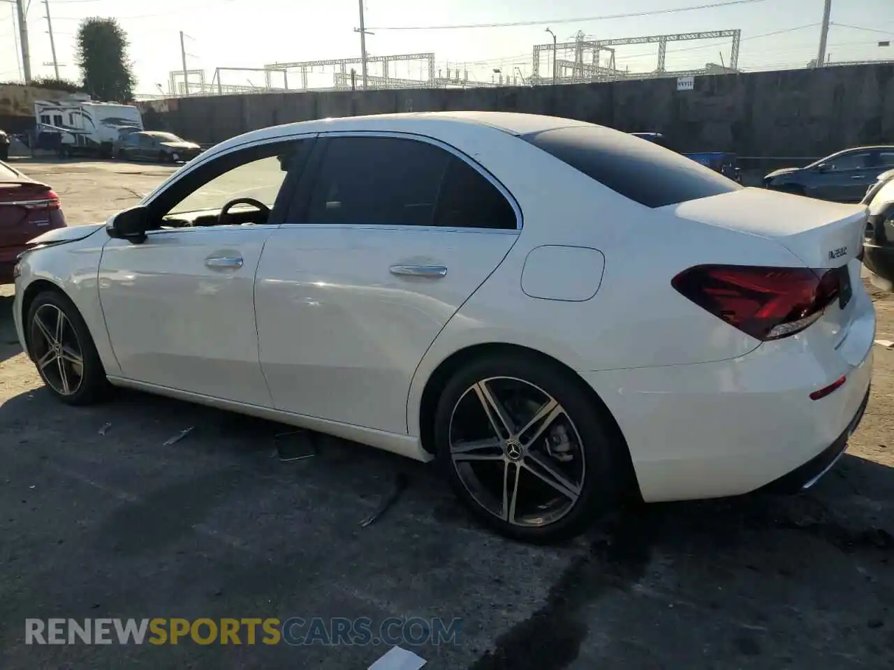 2 Photograph of a damaged car W1K3G4EB9MJ290366 MERCEDES-BENZ A-CLASS 2021