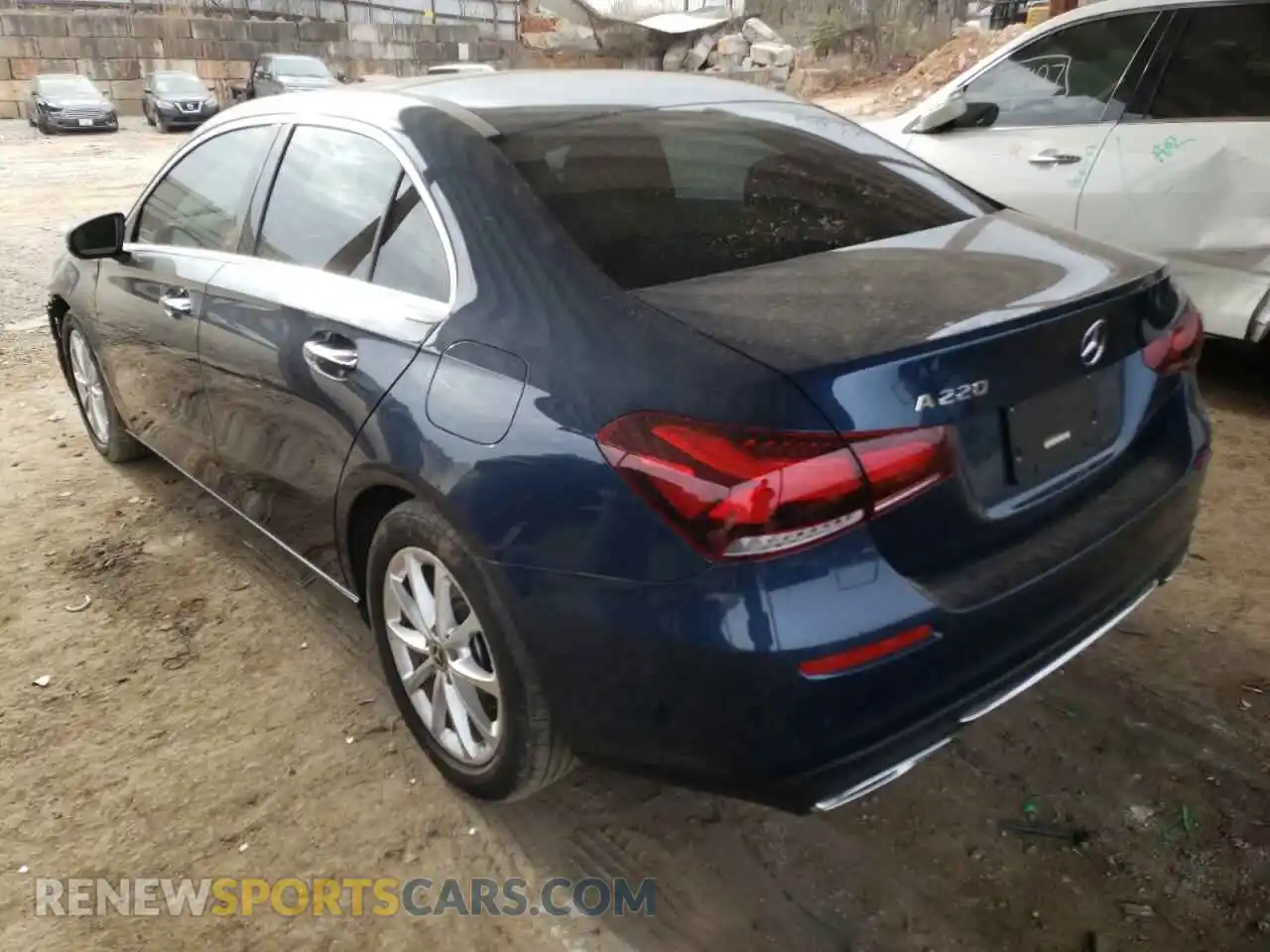 3 Photograph of a damaged car W1K3G4EBXMJ262253 MERCEDES-BENZ A-CLASS 2021