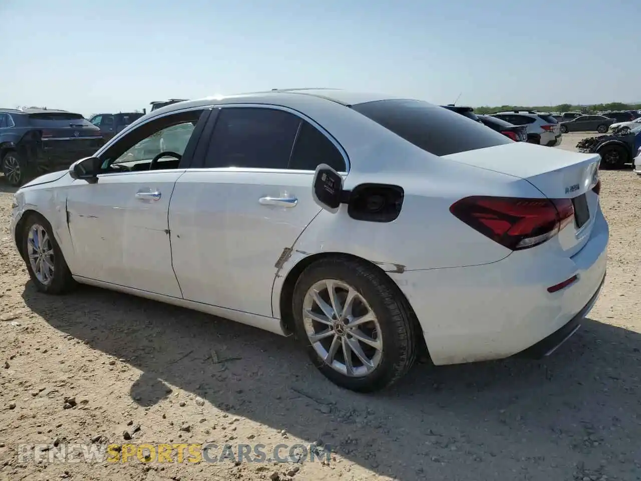 2 Photograph of a damaged car W1K3G4EBXMJ268599 MERCEDES-BENZ A-CLASS 2021