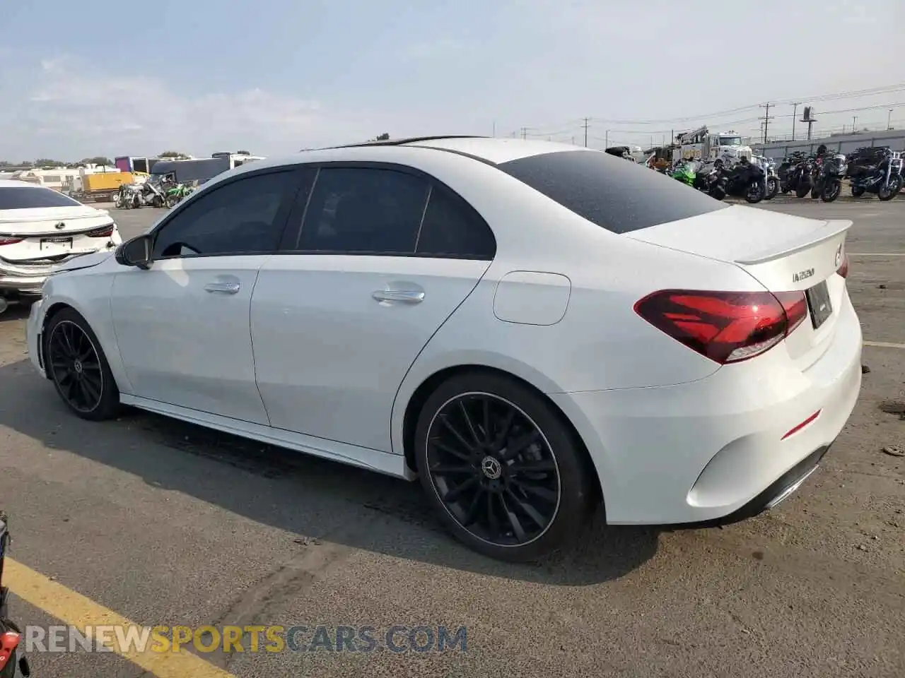 2 Photograph of a damaged car W1K3G4EBXMJ269798 MERCEDES-BENZ A-CLASS 2021