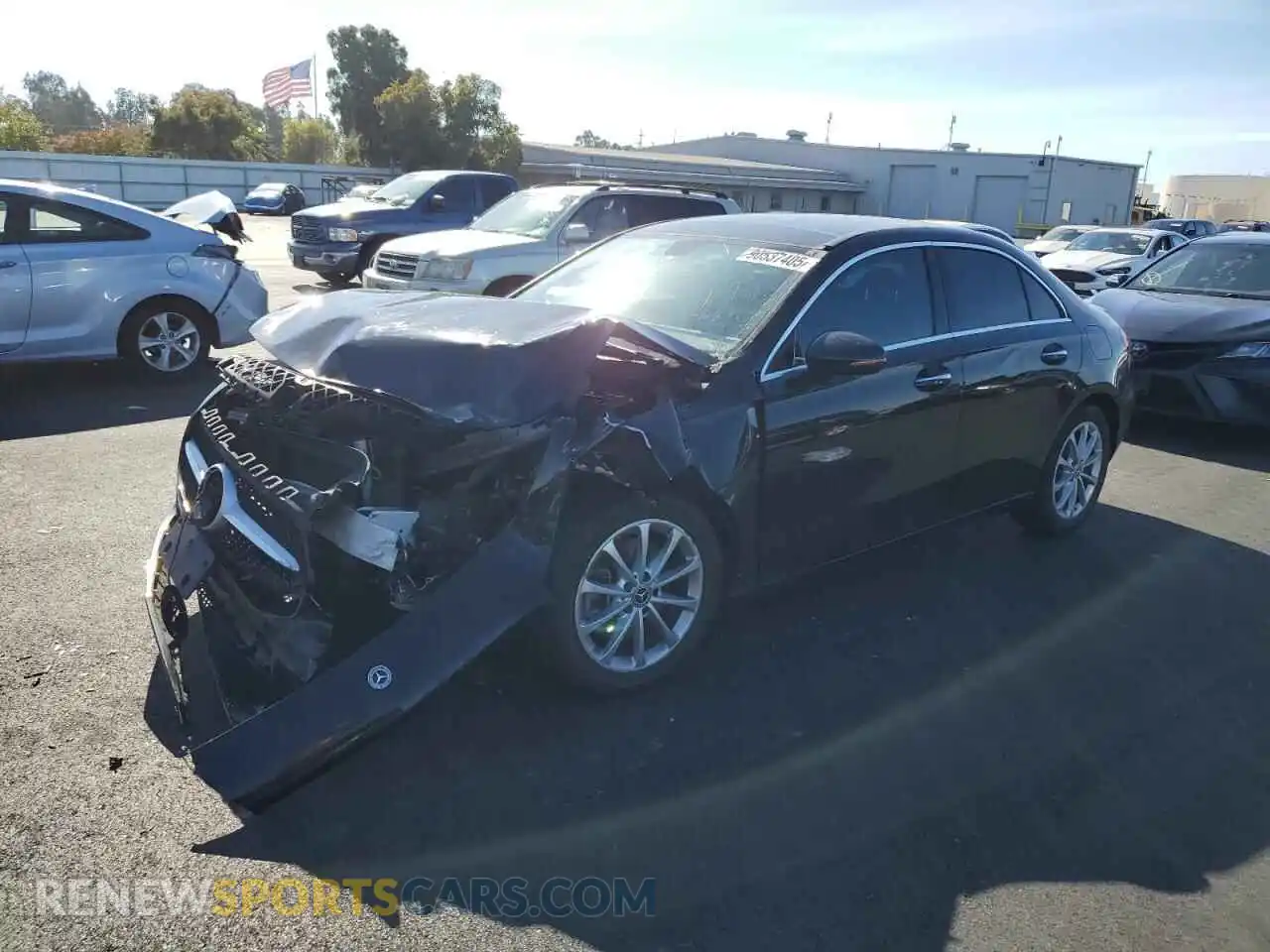 1 Photograph of a damaged car W1K3G4EBXMJ277142 MERCEDES-BENZ A-CLASS 2021
