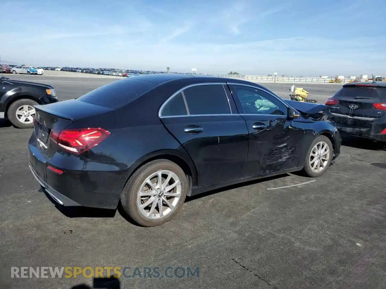3 Photograph of a damaged car W1K3G4EBXMJ277142 MERCEDES-BENZ A-CLASS 2021