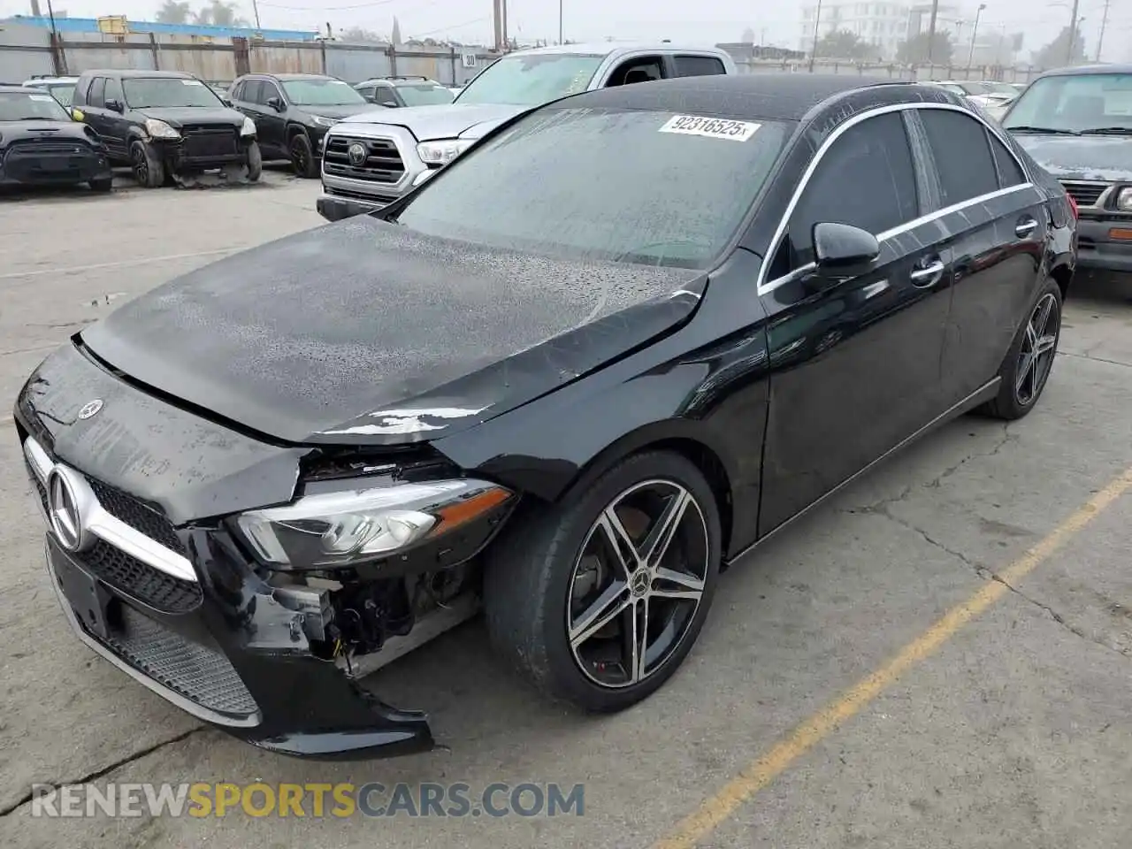 1 Фотография поврежденного автомобиля W1K3G4EBXMJ290697 MERCEDES-BENZ A-CLASS 2021