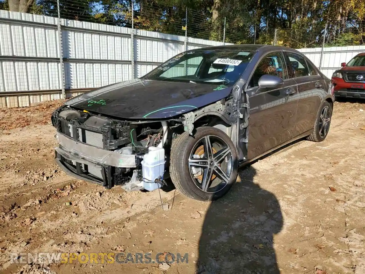 2 Photograph of a damaged car W1K3G4FB4MJ288183 MERCEDES-BENZ A-CLASS 2021