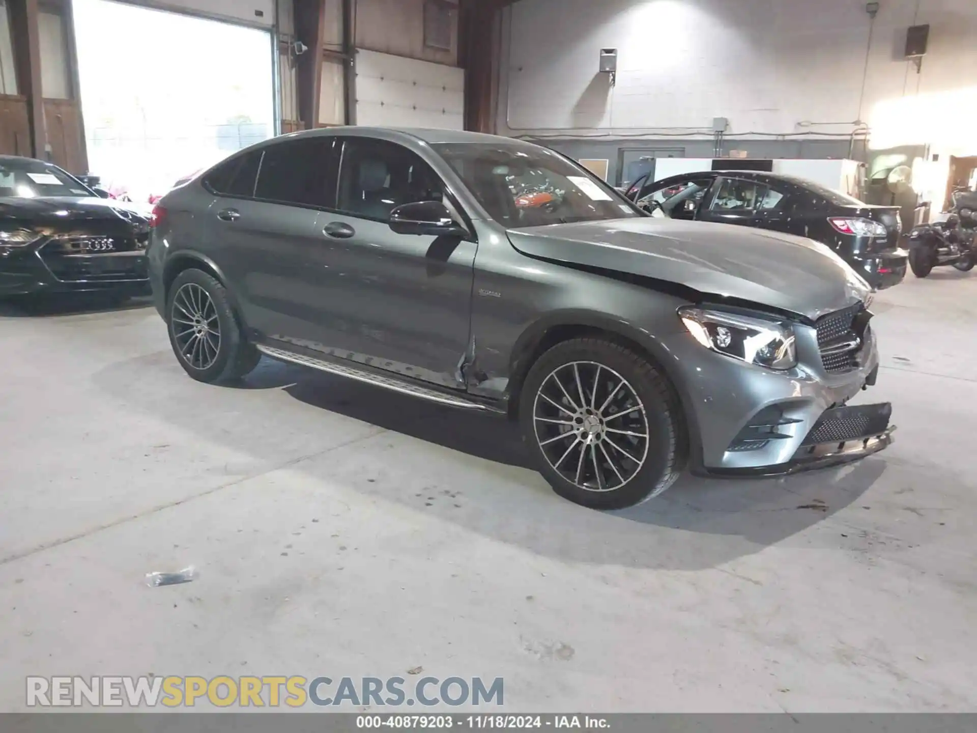 1 Фотография поврежденного автомобиля WDC0J6EB5KF491038 MERCEDES-BENZ AMG GLC 43 COUPE 2019