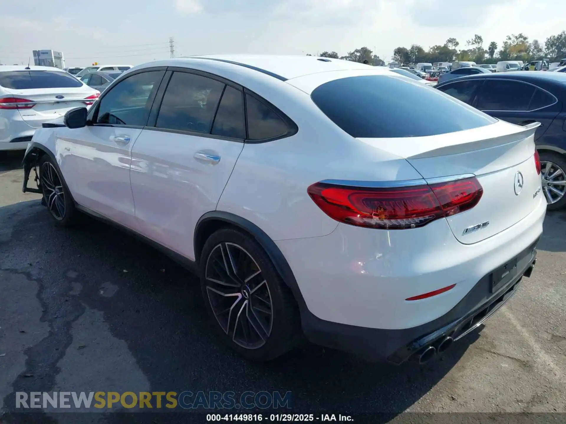 3 Фотография поврежденного автомобиля W1N0J6EB3LF770794 MERCEDES-BENZ AMG GLC 43 COUPE 2020
